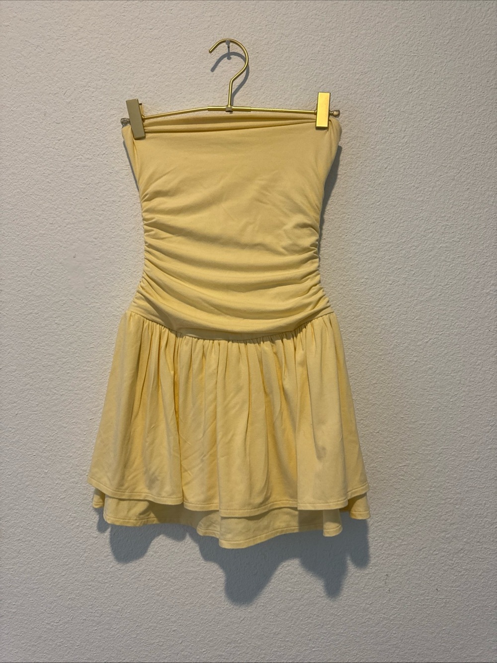 Garage Romper Yellow Dress XXS